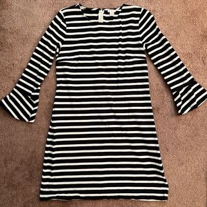 Jcrew factory bell sleeve cotton dress